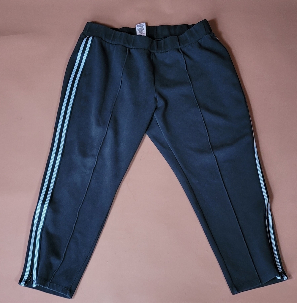 Avia Black Joggers with Light Blue Stripes